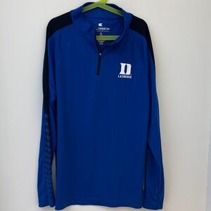 Duke Lacrosse - Colosseum Blue and Black Lacrosse Pullover